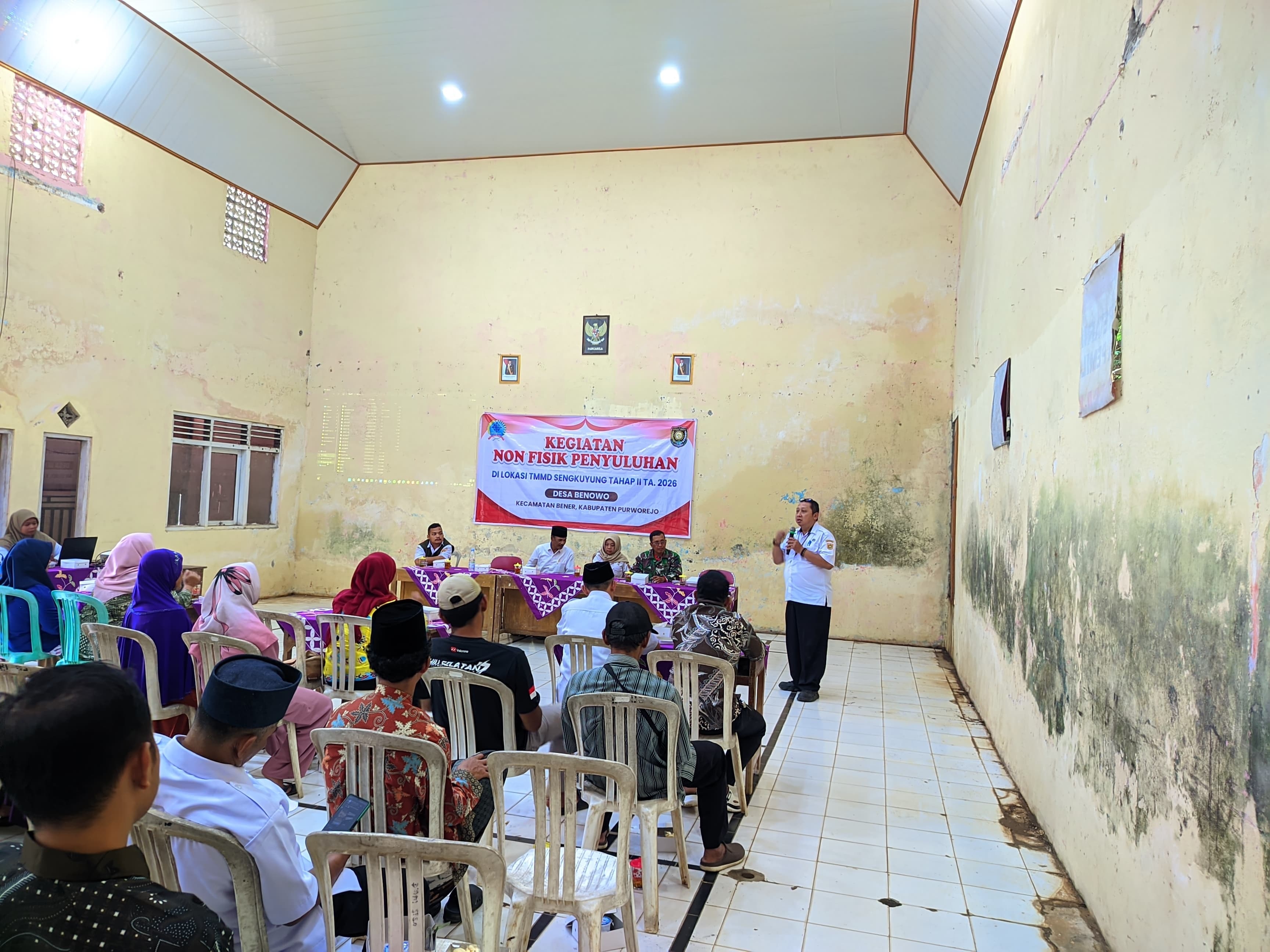 Disdukcapil Purworejo Kenalkan Inovasi Layanan Adminduk di Kegiatan TMMD Desa Benowo