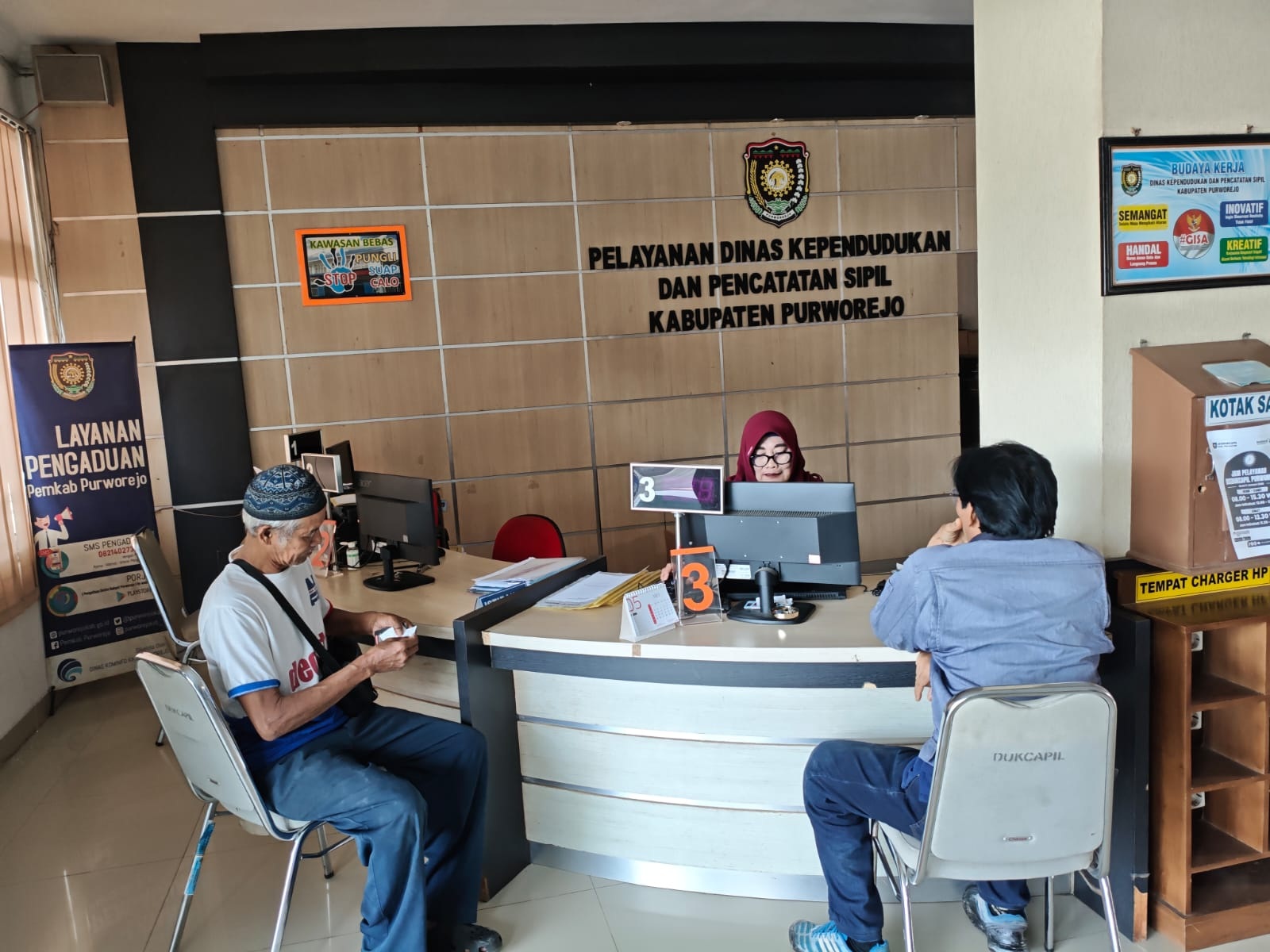 Disdukcapil Purworejo Tetap Buka Layanan pada Libur Nasional Kenaikan Yesus Kristus, Sebanyak 78 Produk  Administrasi Kependudukan Terlayani