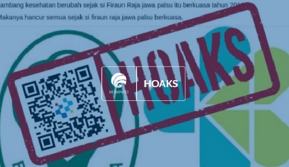 [HOAKS] Logo Kemenkes Melambangkan Penganut Asclepius